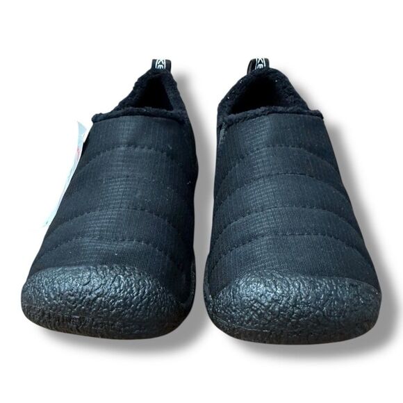 KEEN Howser II Casual Shoe Slip On Black Slipper Quilted Lined Women’s Size 7 - Picture 4 of 13